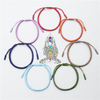 Thumbnail for 7pcs\set  Hand braided 7 Chakra Bracelets