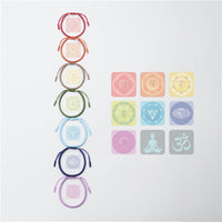 Thumbnail for 7pcs\set  Hand braided 7 Chakra Bracelets