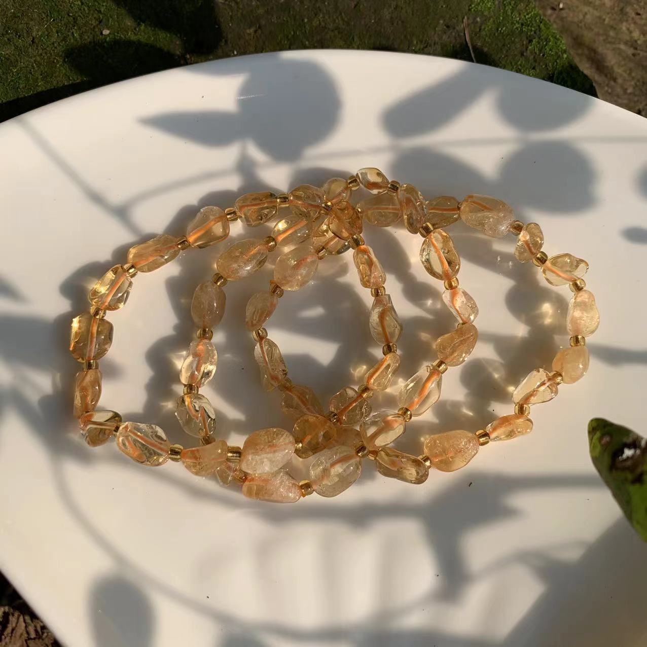 Natural Beaded Citrine 'ABUNDANCE' Bracelet