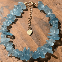 Thumbnail for Natural Handmade Aquamarine 'SERENITY' Bracelet