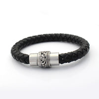 Thumbnail for Men's Genuine Leather  Braided Tribal Design Leather Bracelet