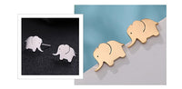 Thumbnail for Dainty Elephant Stud Earrings