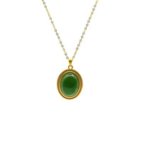 Thumbnail for Jade Minimalist Lucky Charm Necklace