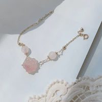 Thumbnail for Darling 14K Gold & Rose Quartz 'TRANQUILITY' Bracelet