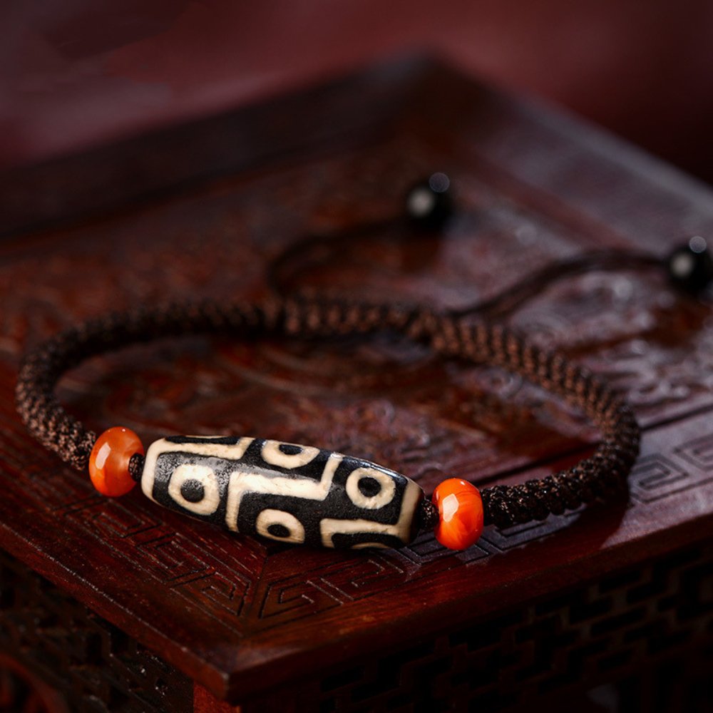 9 Eye Dzi Wealth Attractor Bracelet