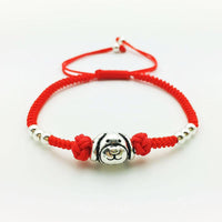 Thumbnail for 925 Sterling Silver & Red Rope Chinese Zodiac Dog Lucky Bracelet