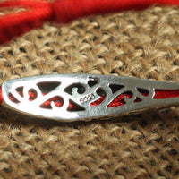 Thumbnail for Lucky Red Rope &Sterling Silver KOI Fish LOTUS HAPPINESS Bracelet