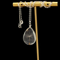 Thumbnail for 925 Sterling Silver Necklace with Real Dandelion Seed