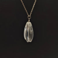 Thumbnail for 925 Sterling Silver Necklace with Real Dandelion Seed