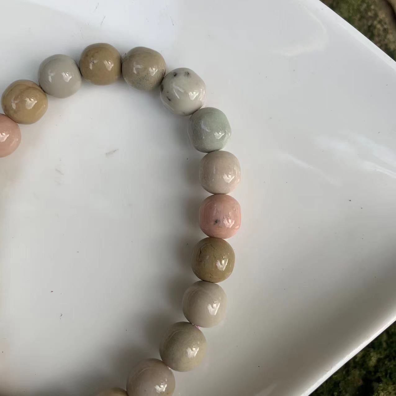 Natural Pastel Alashan Agate Bracelet