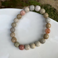 Thumbnail for Natural Pastel Alashan Agate Bracelet