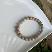 Thumbnail for Natural Pastel Alashan Agate Bracelet