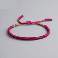 Thumbnail for SINGULAR Tibetan Lucky Knot Bracelet-17 Plain +Multi Colors to choose from