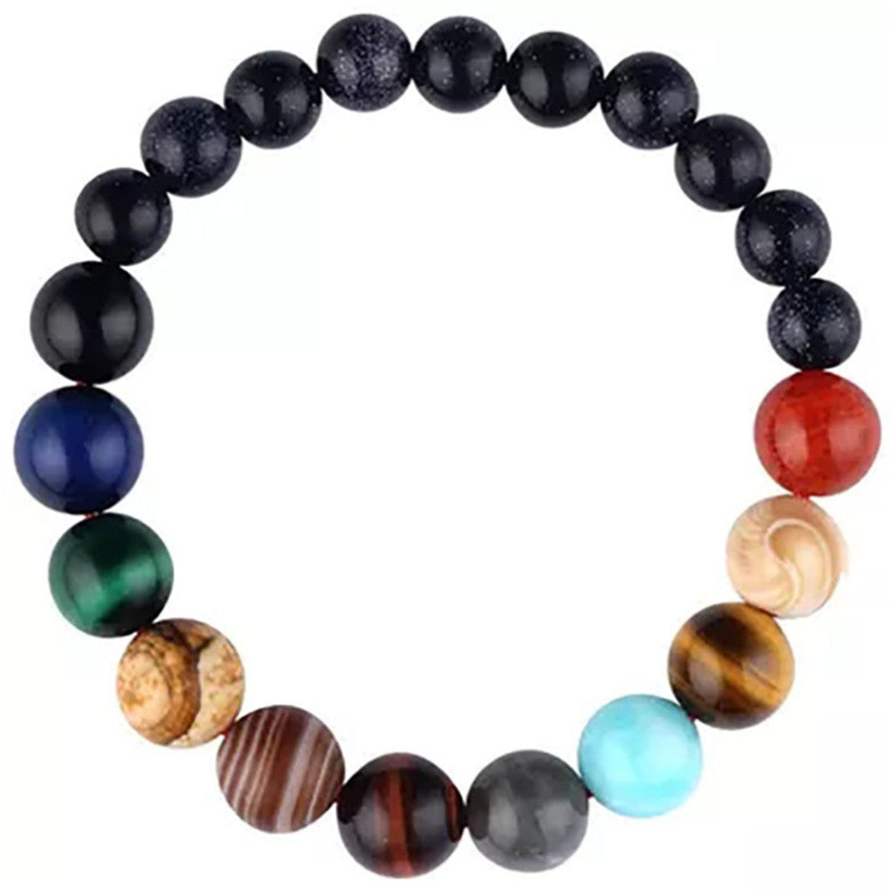 Mens Guardian of the Solar System Stone Bracelet YourSoulPlace