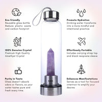 Thumbnail for Amethyst Crystal Healing Water Bottle