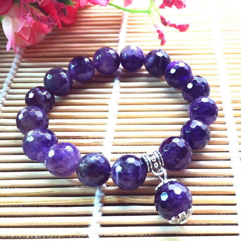 ELIMINATE IMPATIENCE with this Chunky Amethyst  Stone  Bracelet