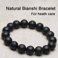 Thumbnail for UNISEX Bianshi Stone ( Black Jade ) HEALTH GIVING Bracelet