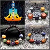 Thumbnail for Big Bead 7  CHAKRA & REIKI  Natural Stone Bracelet