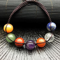 Thumbnail for Big Bead 7  CHAKRA & REIKI  Natural Stone Bracelet