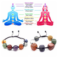 Thumbnail for Big Bead 7  CHAKRA & REIKI  Natural Stone Bracelet