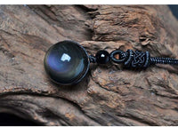 Thumbnail for Black Rainbow Eye Obsidian Necklace