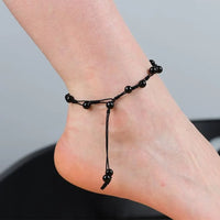 Thumbnail for Black Obsidian Healing Anklet