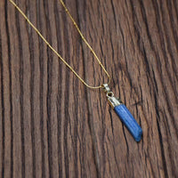 Thumbnail for Raw Blue Topaz  SOOTHING & HEALING Pendant Necklace