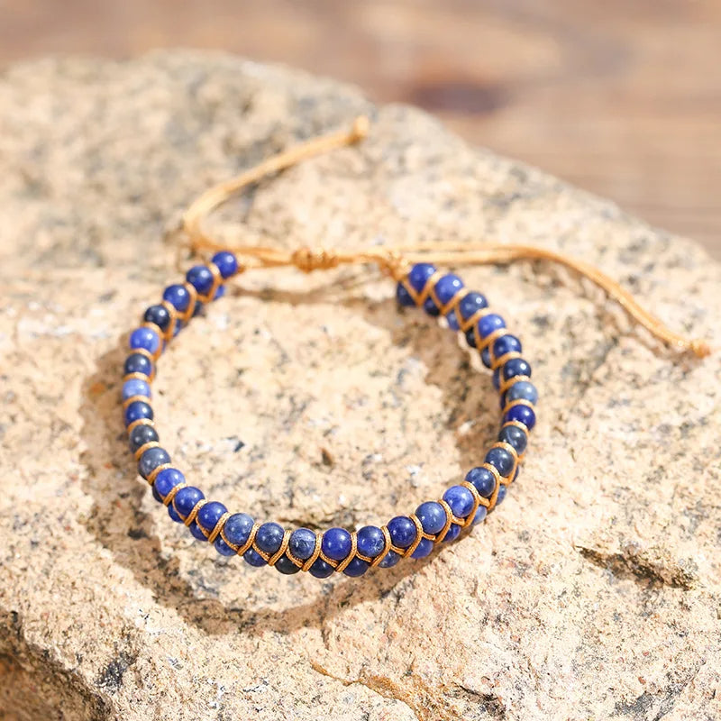 Blue Tigers Eye Courage Bracelet