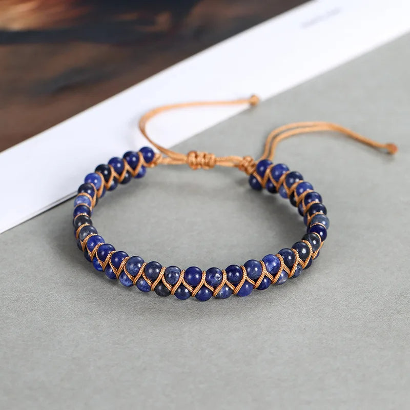 Blue Tigers Eye Courage Bracelet