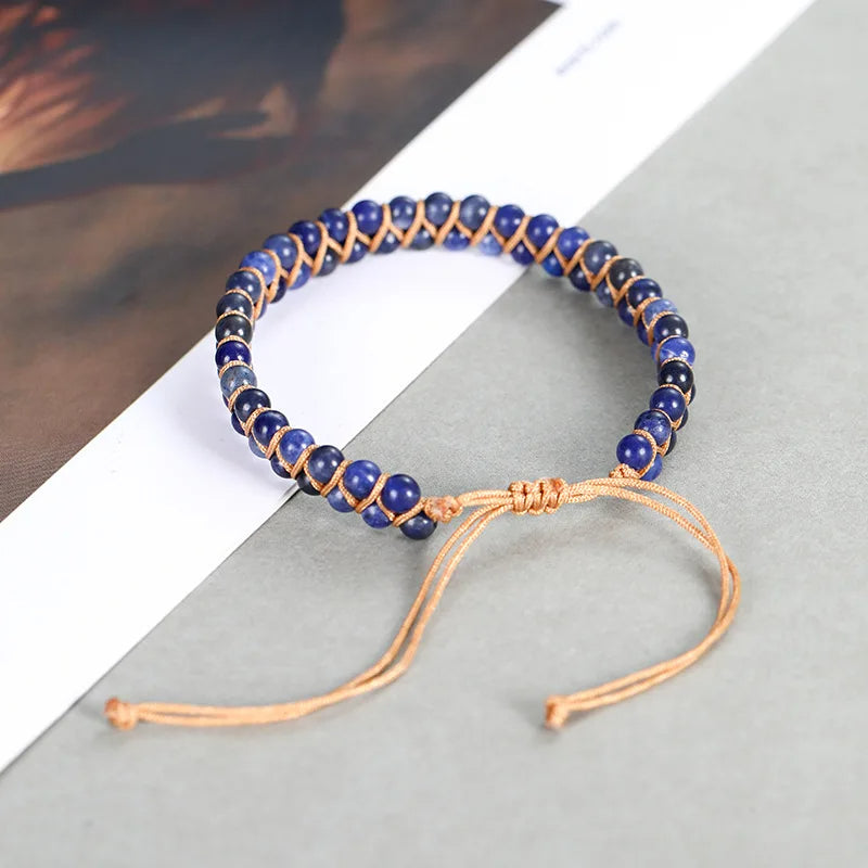 Blue Tigers Eye Courage Bracelet