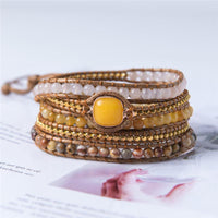 Thumbnail for Bohemian Mix Natural Stone Wrap Bracelet