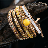 Thumbnail for Bohemian Mix Natural Stone Wrap Bracelet