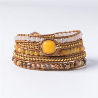 Thumbnail for Bohemian Mix Natural Stone Wrap Bracelet