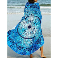 Thumbnail for Turquoise Blue Mandala Blanket