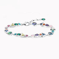 Thumbnail for Silver & Zirconia Journey to Paradise Boho Bracelet