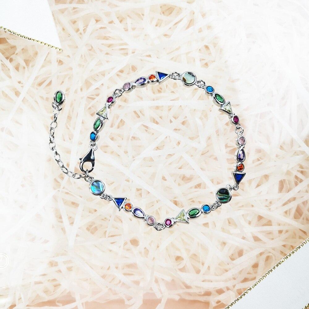 Silver & Zirconia Journey to Paradise Boho Bracelet