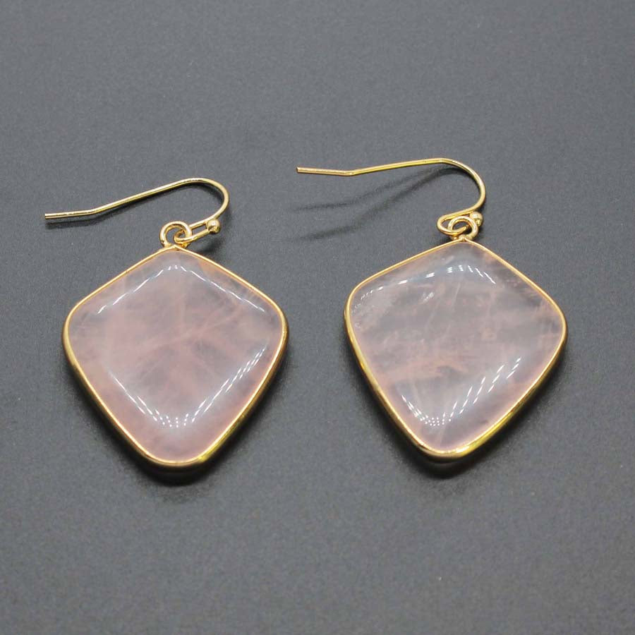 Bright Shores Rose Quartz Earrings