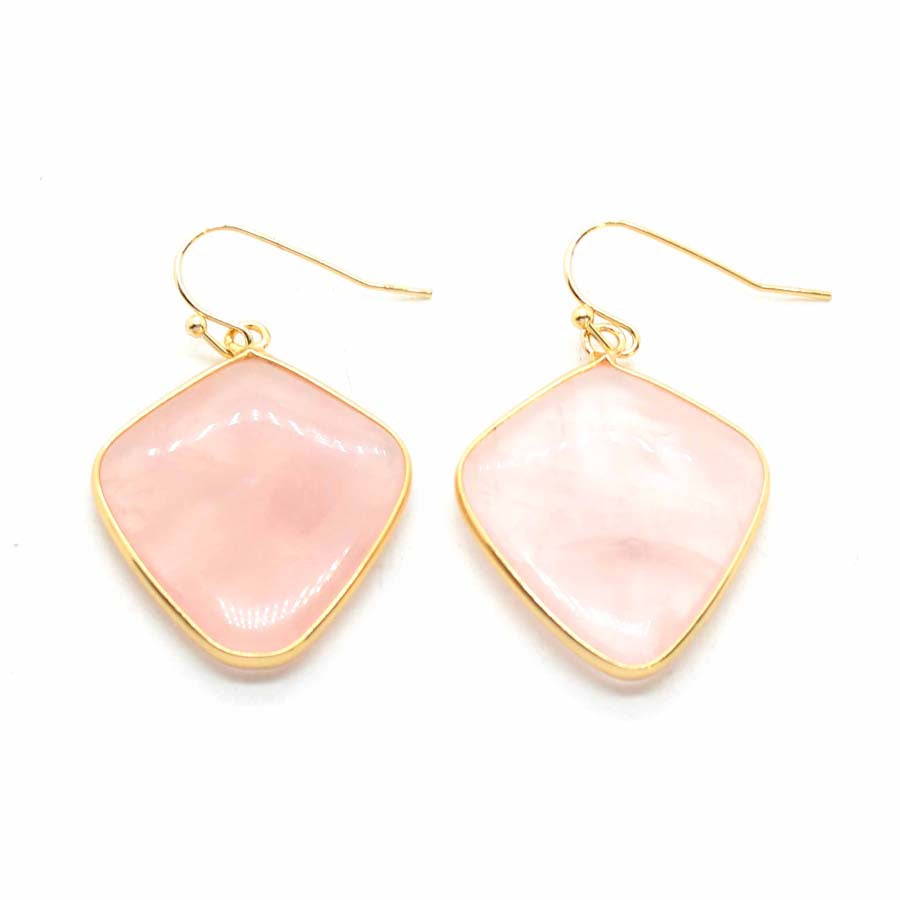Bright Shores Rose Quartz Earrings