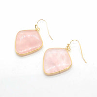 Thumbnail for Bright Shores Rose Quartz Earrings