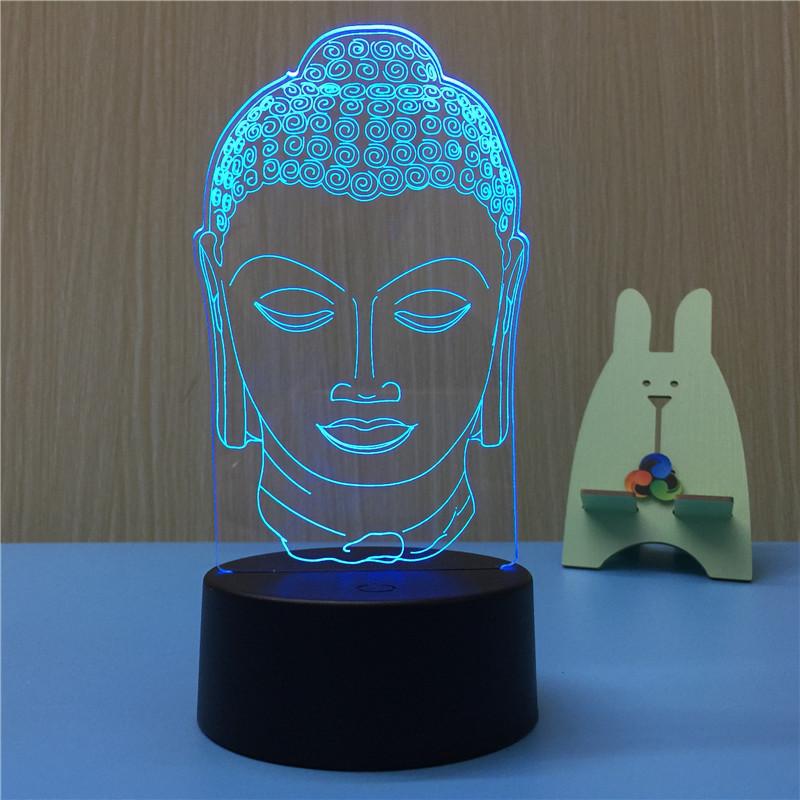 Buddha 3D LED Lamp