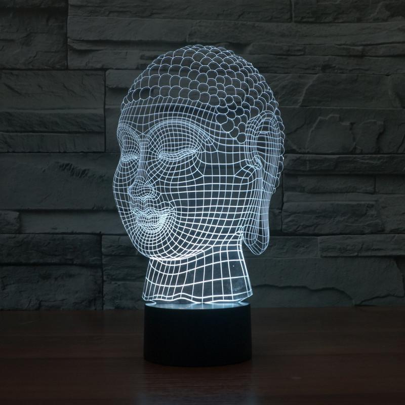 Limited Edition 3D Hologram Buddha LED Lamp