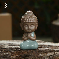 Thumbnail for Glazed Buddha Tea Pet Cute Figurine