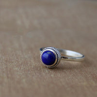 Thumbnail for 925 Sterling Silver Lapis Lazuli Stone Ring