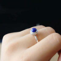 Thumbnail for 925 Sterling Silver Lapis Lazuli Stone Ring