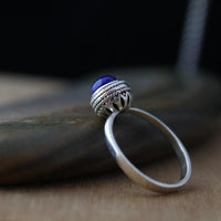 Thumbnail for 925 Sterling Silver Lapis Lazuli Stone Ring