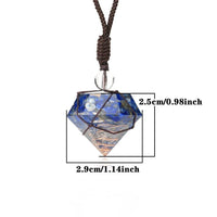 Thumbnail for Handmade Diamond 'ULTIMATE ENERGY ABSORPTION' ORGONITE Pendant