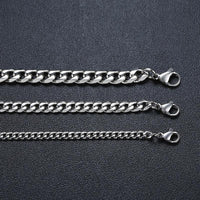 Thumbnail for Men's Stainless Steel CUBAN LINK Chain Necklace