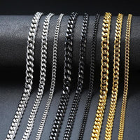 Thumbnail for Men's Stainless Steel CUBAN LINK Chain Necklace