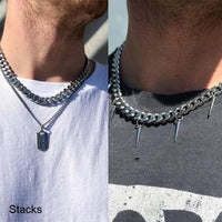 Thumbnail for Men's Stainless Steel CUBAN LINK Chain Necklace