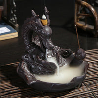 Thumbnail for Smoke Breathing Ceramic Dragon Incense Burner